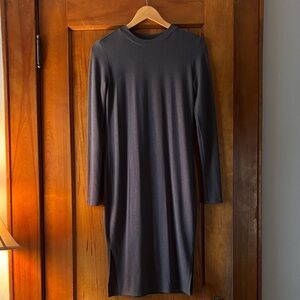 Prologue Long Sleeve Gray Dress